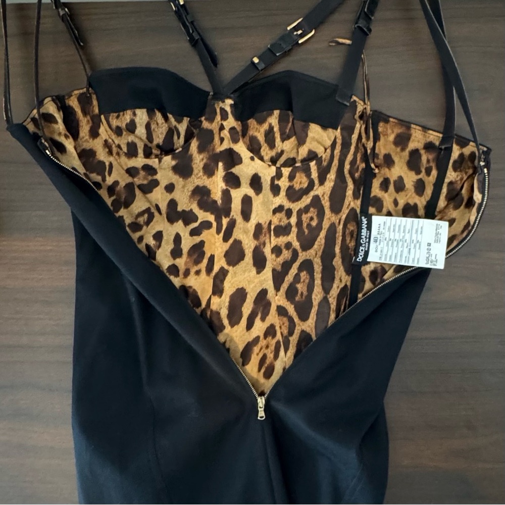 Dolce & Gabbana Black Strapless Dress, size 40 - Picture 13 of 16